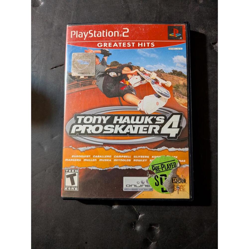 Tony Hawk's Pro Skater 4 PlayStation 2 Game